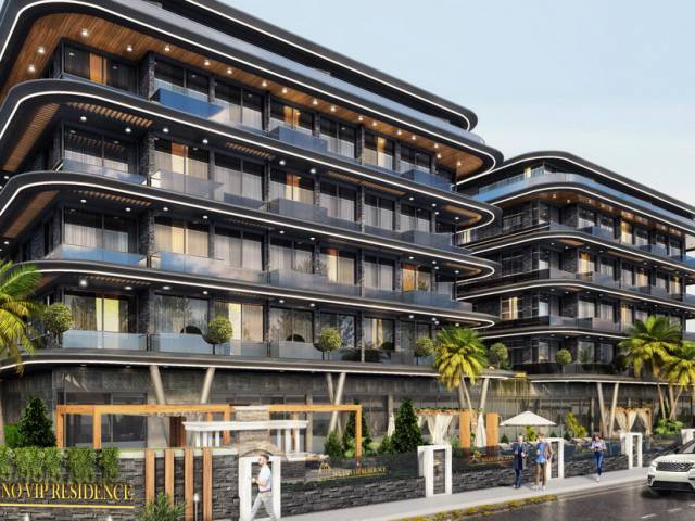 Complex in the elite area of Alanya, 1000 meters from the sea